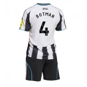 Newcastle United Sven Botman #4 Replik Heimtrikot Kinder 2025-26 Kurzarm (+ Kurze Hosen)